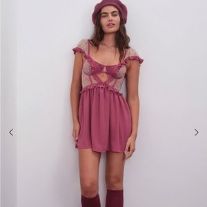 FL&L Camila Sleeved Slip Dress
